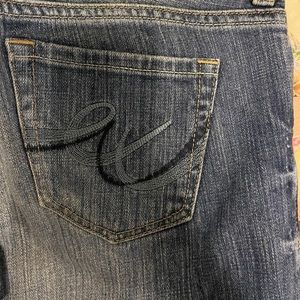 Express LowRise Boot Cut Jeans